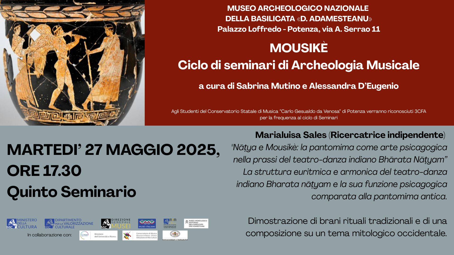 Ciclo di seminari Mousikè - Contaminazioni tra mondo romano e Oriente